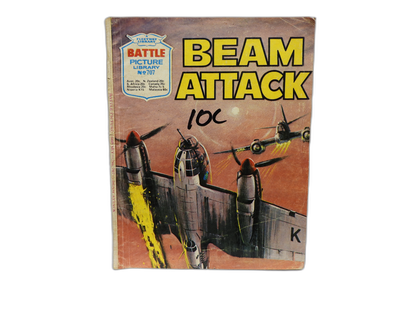 Fleetway Battle Picture Library No. 707 Beam Attack War Comic Fleetway Library
