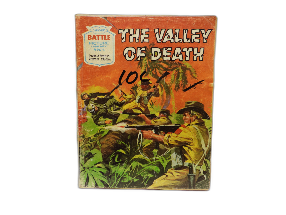 The Valley of Death Battle Picture Library Comic Book Fleetway Library