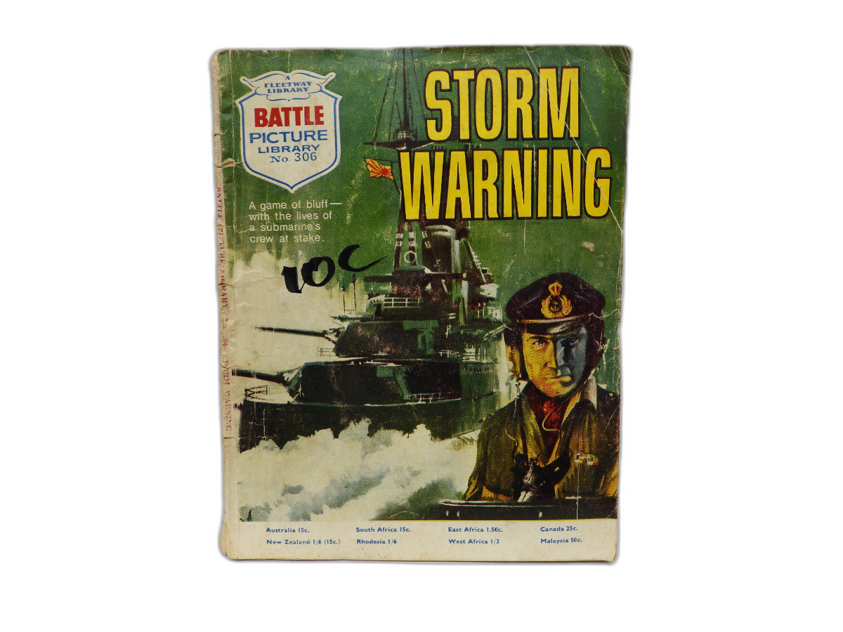Storm Warning Battle Picture Library No. 306 Fleetway Library