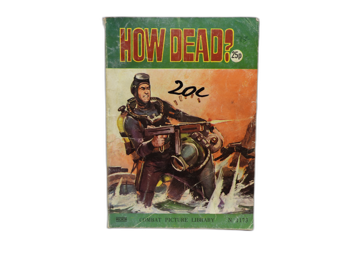 Micron Combat Picture Library No. 1173 How Dead? War Comic Book