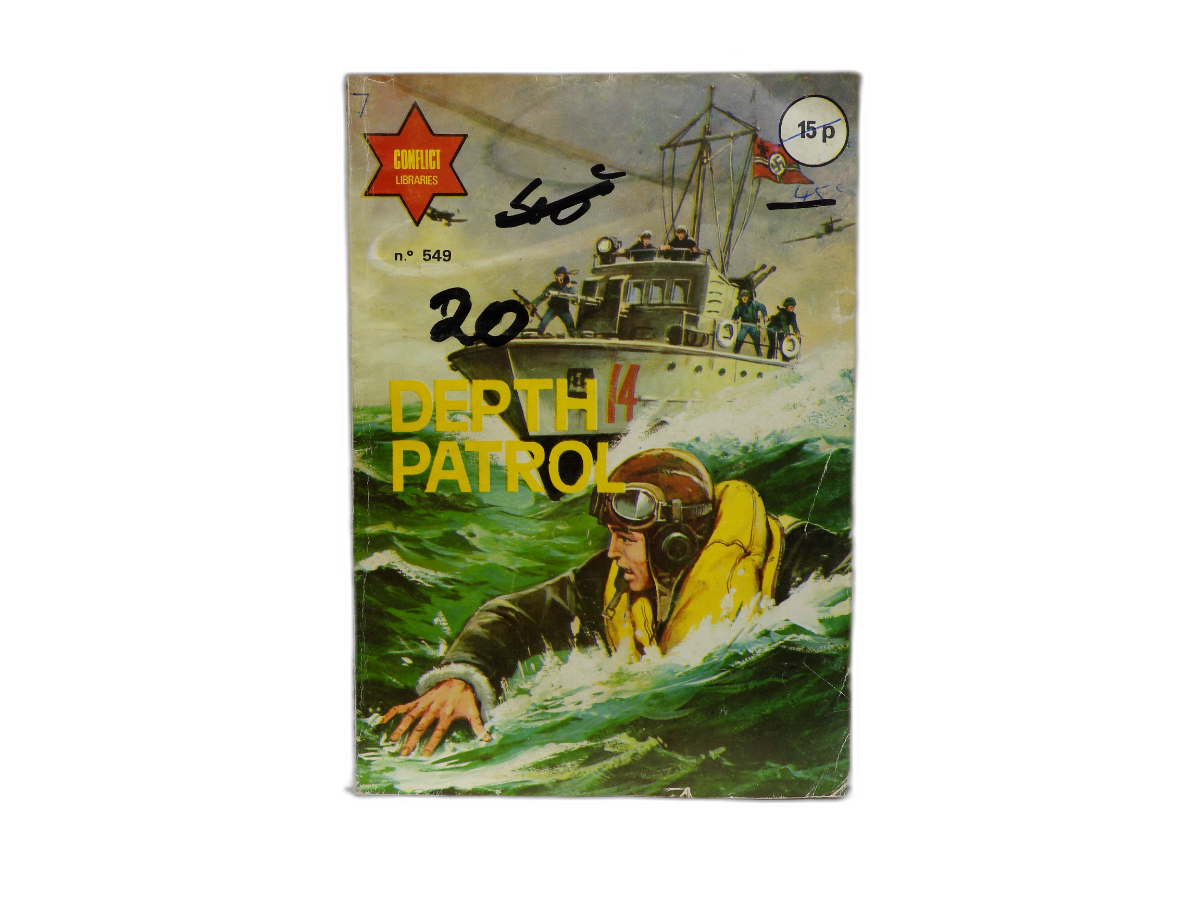 Depth Patrol War Story Vintage Book Conflict Libraries