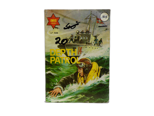 Depth Patrol War Story Vintage Book Conflict Libraries