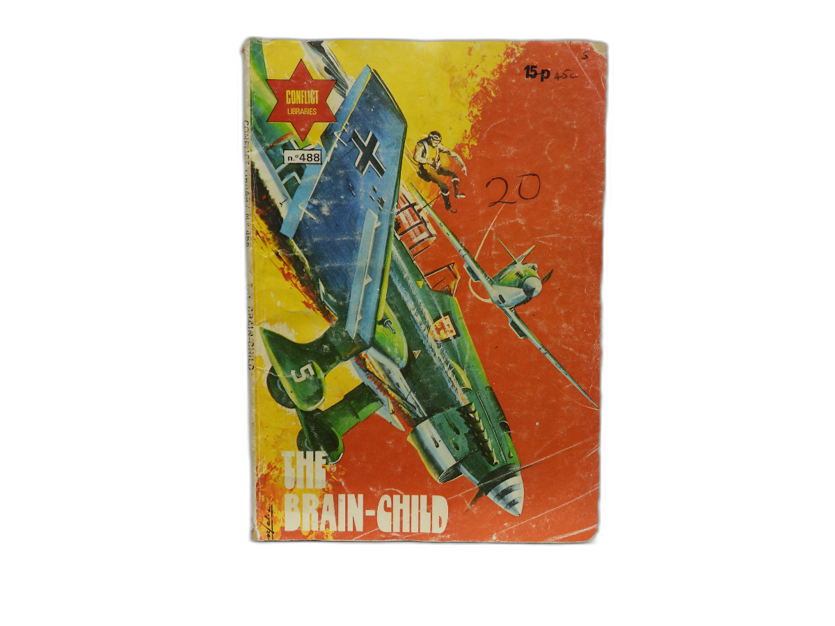 The Brain Child Vintage War Book Conflict Libraries