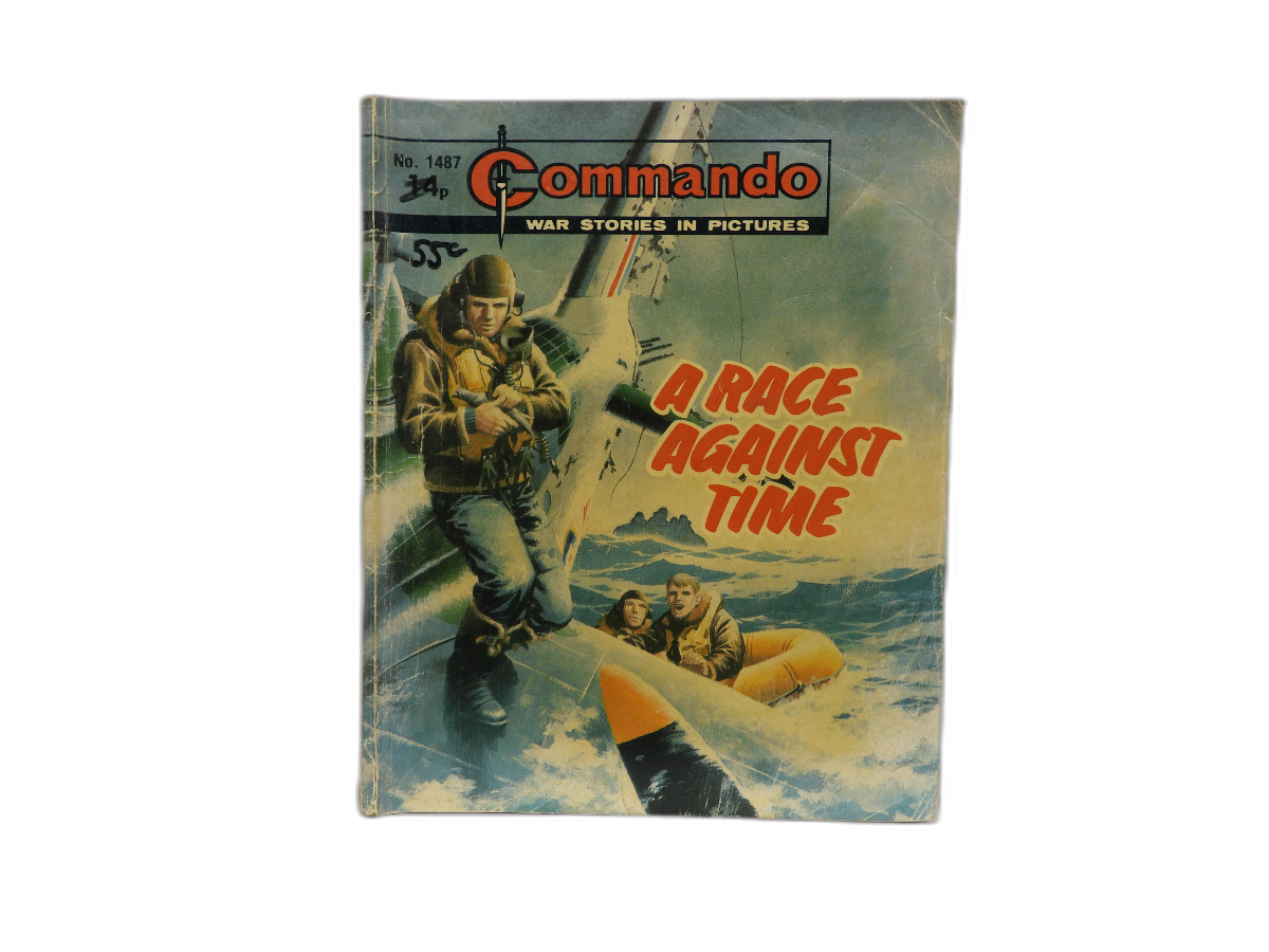 Commando War Stories Comic Book No. 1487 a Race Against Time