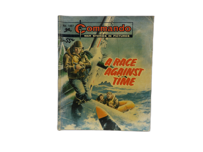 Commando War Stories Comic Book No. 1487 a Race Against Time