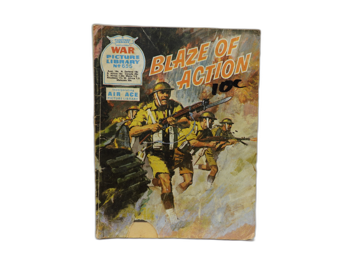 Blaze of Action War Picture Library No 655 Comic Fleetway Library