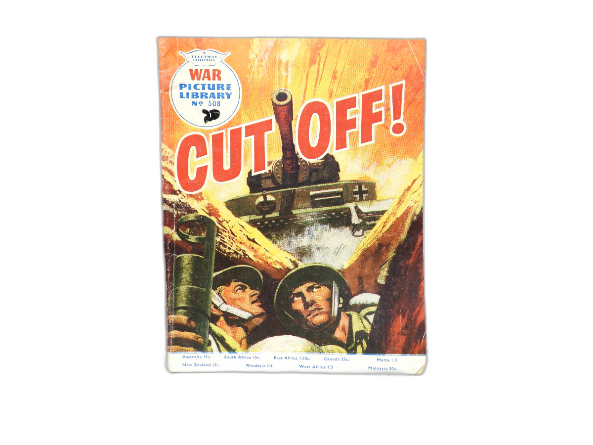 Fleetway Library War Picture Library No 508 Cut Off! Vintage War Comic