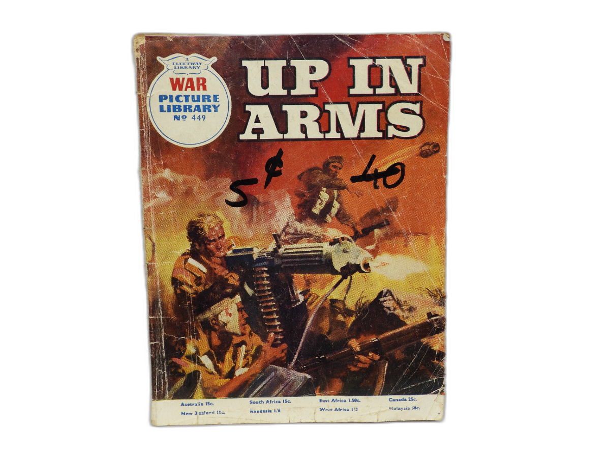 Fleetway War Picture Library No 449 Up in Arms Comic Fleetway Library