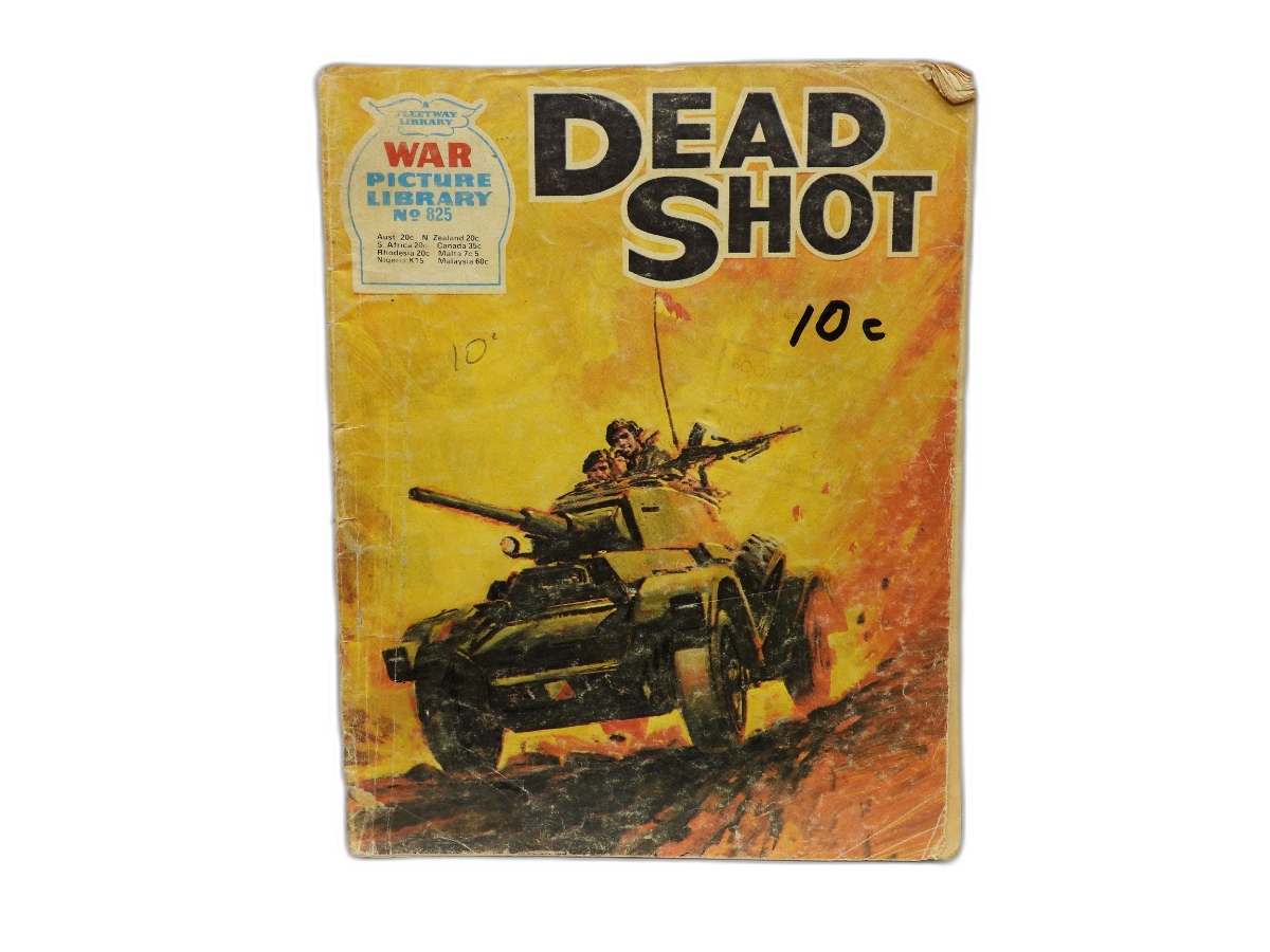 Fleetway Library War Picture Library No 825 Dead Shot Comic