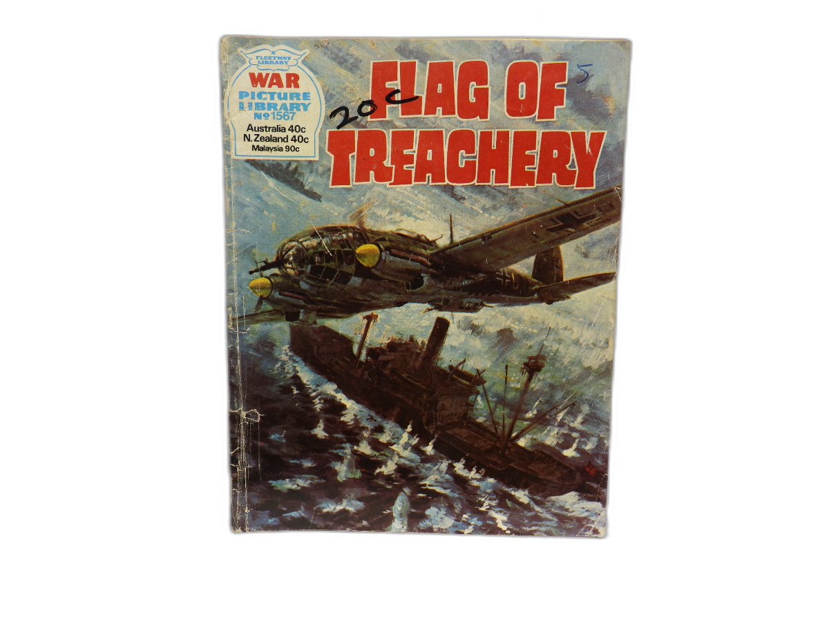 Fleetway Library War Picture Library No. 1567 Flag of Treachery