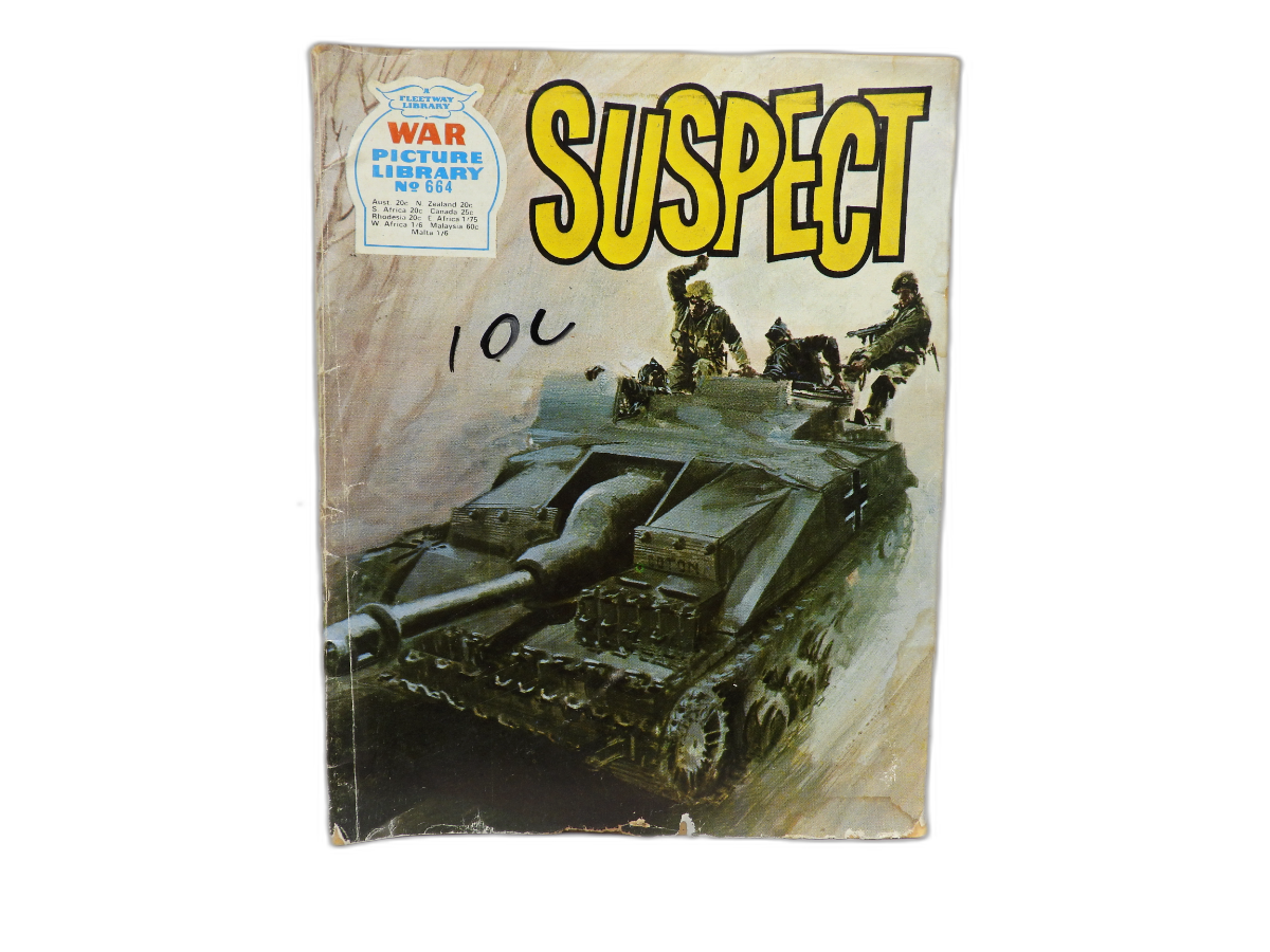 Fleetway Library War Picture Library No 664 Suspect Comic