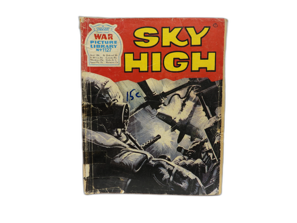 Sky High War Picture Library Comic Book No. 1127 Fleetway Library