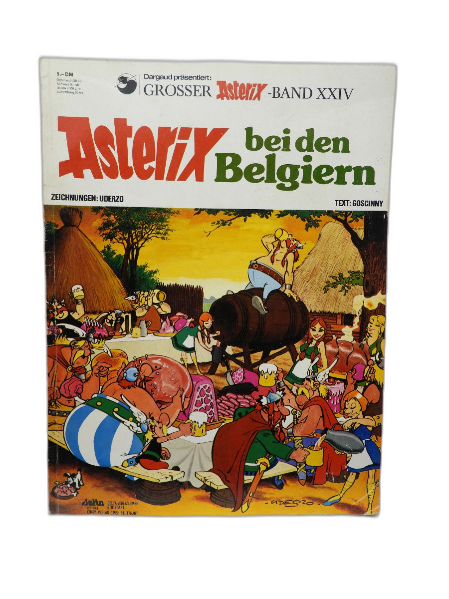 Asterix Bei Den Belgiern Comic Book German Dargaud