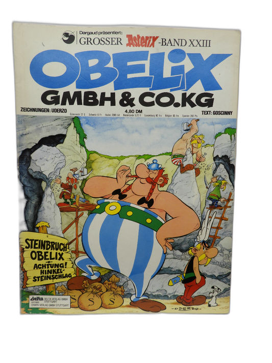 Obelix Gmbh & Co. Kg Asterix Comic Book Band Xxiii German Dargaud