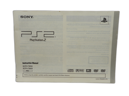PlayStation 2 Scph 79002 / Scph 79003 Instruction Manual Sony Game