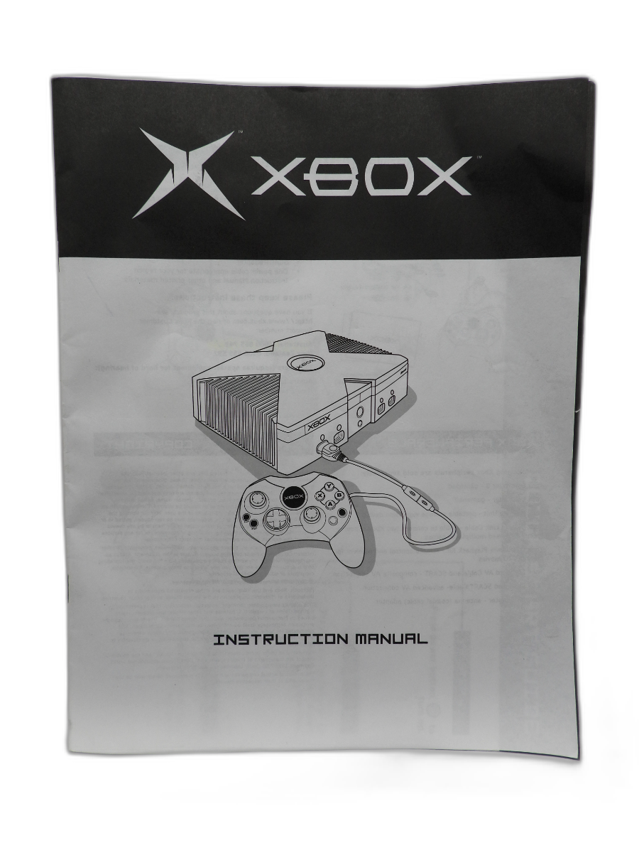 Microsoft Xbox Instruction Manual Game