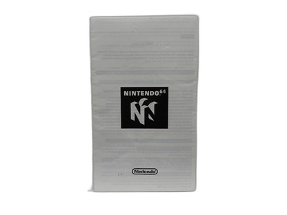 Nintendo 64 Instruction Manual Game