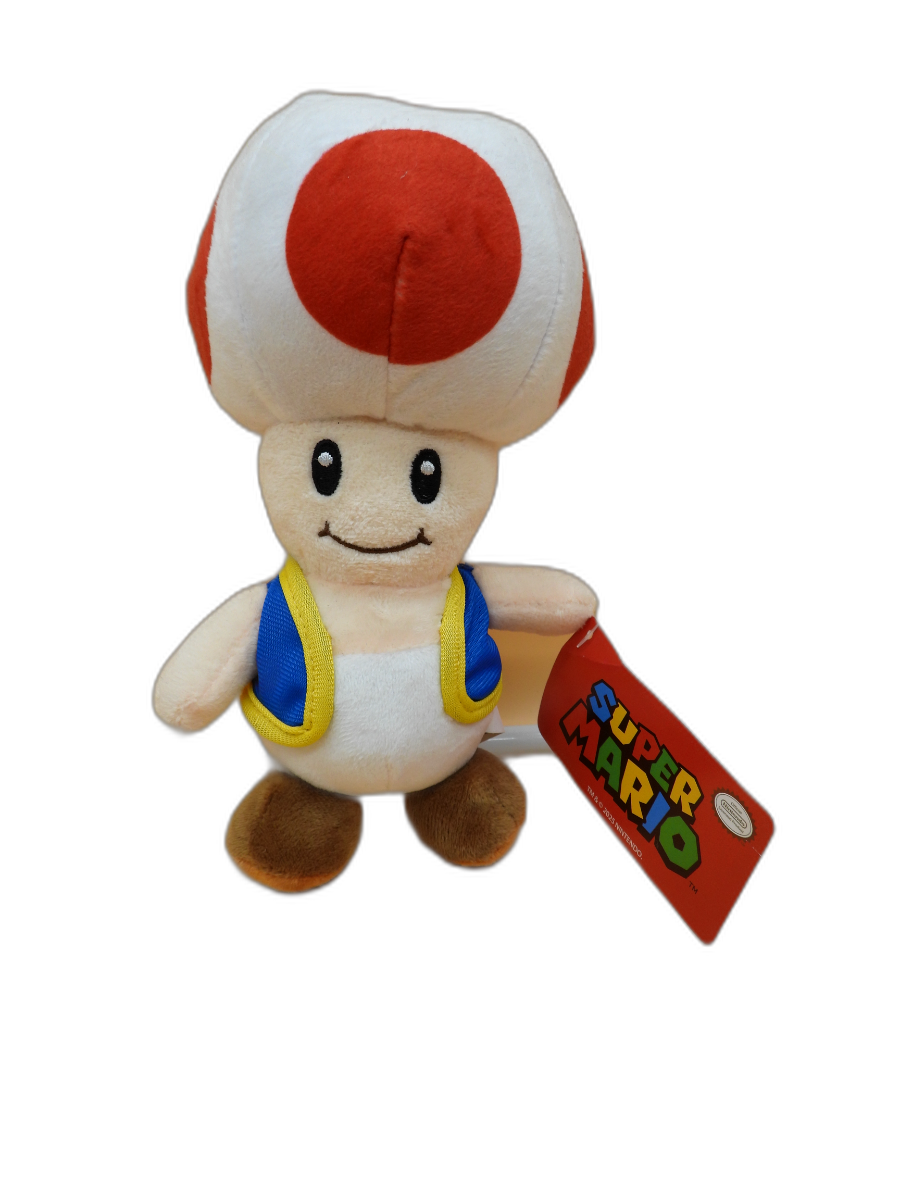 Super Mario Toad Plush Toy Benson's