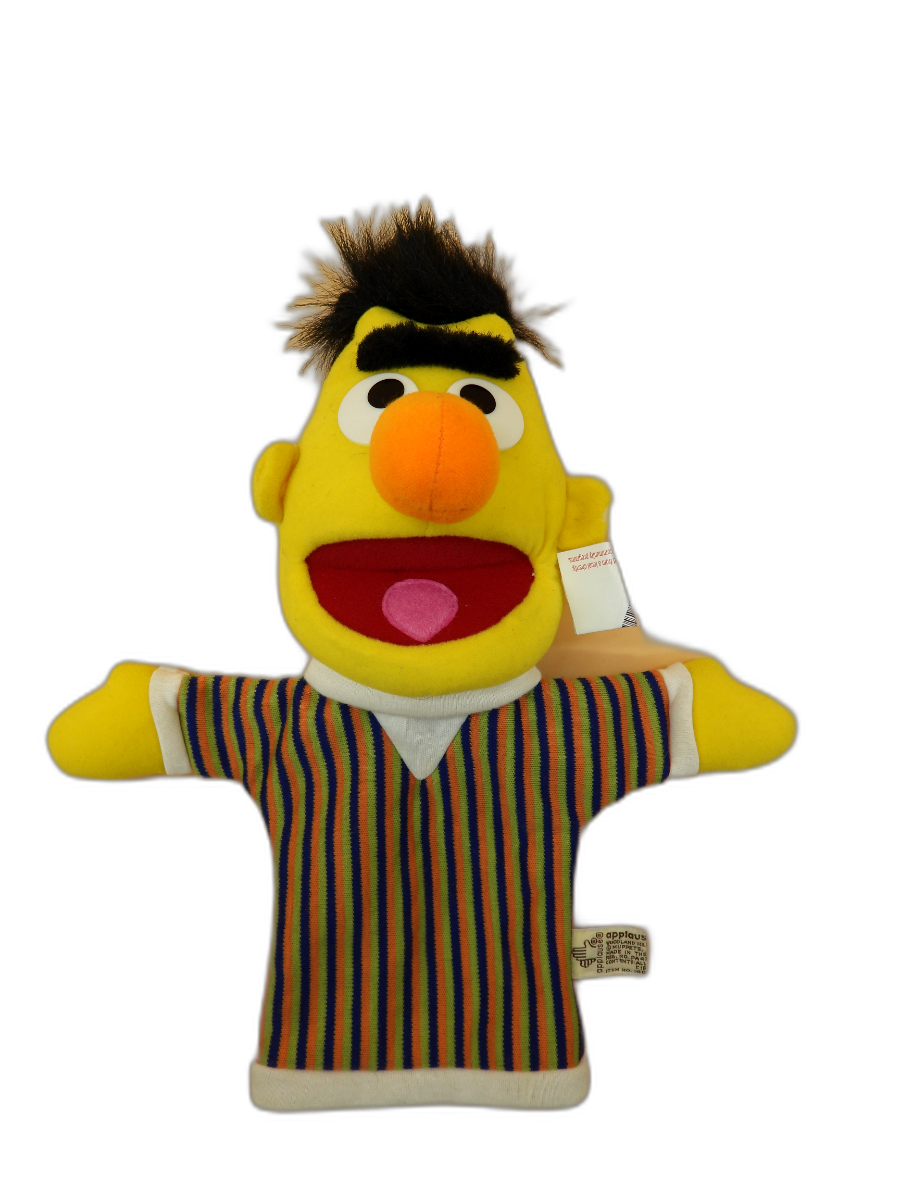 Applause Bert Muppets Plush Hand Puppet