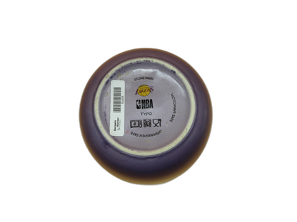 Los Angeles Lakers Stoneware Bowl Typo
