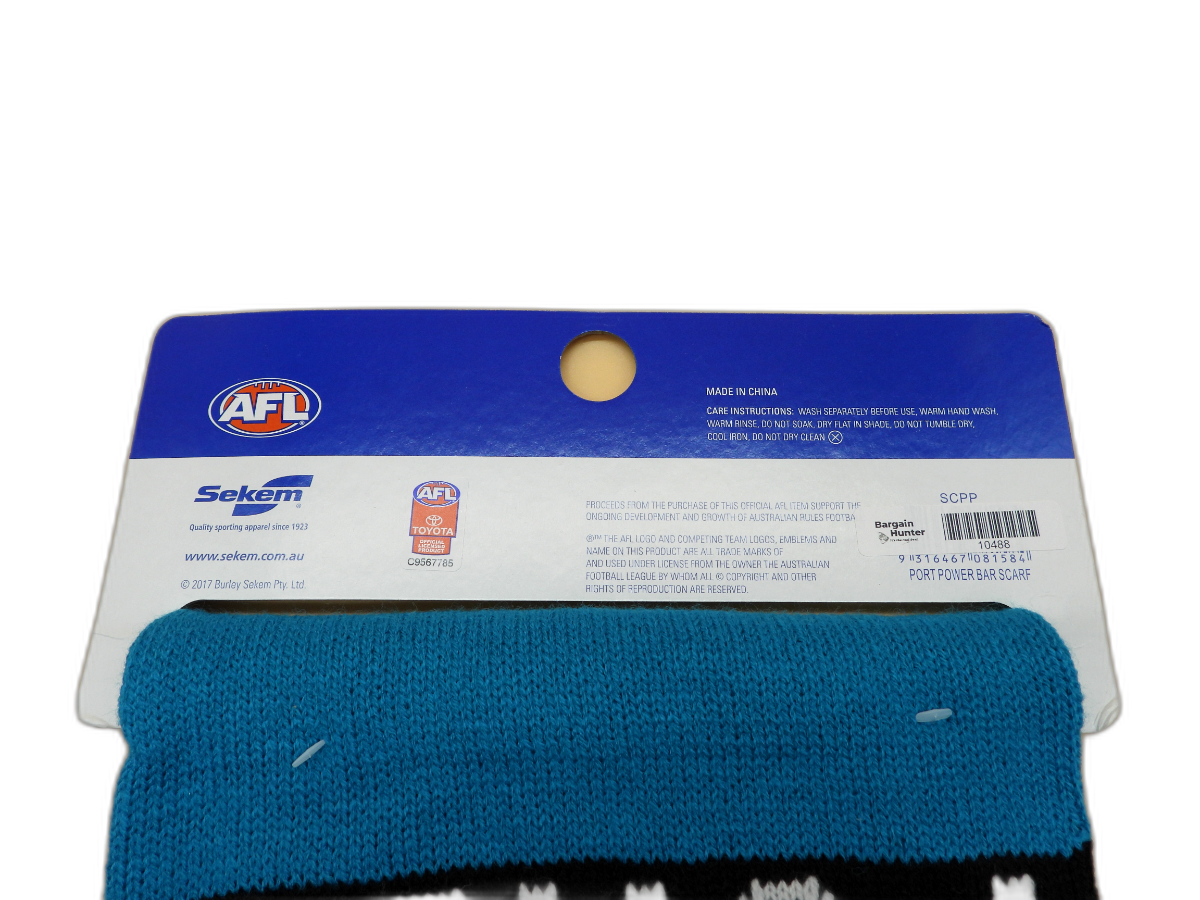 Port Power Afl Supporter Scarf Sekem
