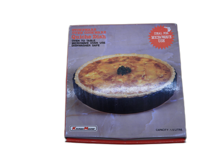 Stoneware Oven Quiche Dish Kitchen Master