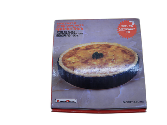 Stoneware Oven Quiche Dish Kitchen Master