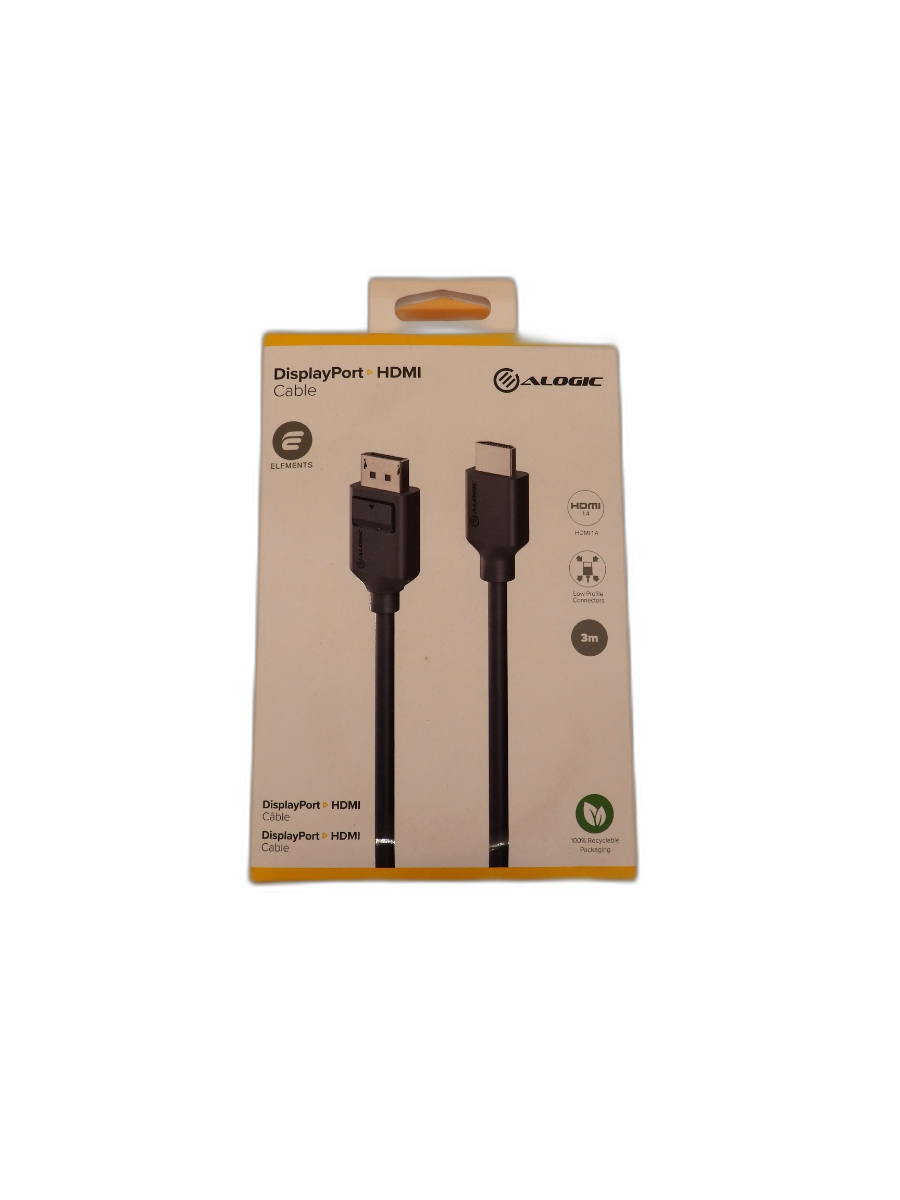 Alogic 3m Displayport to Hdmi 1.4 Cable