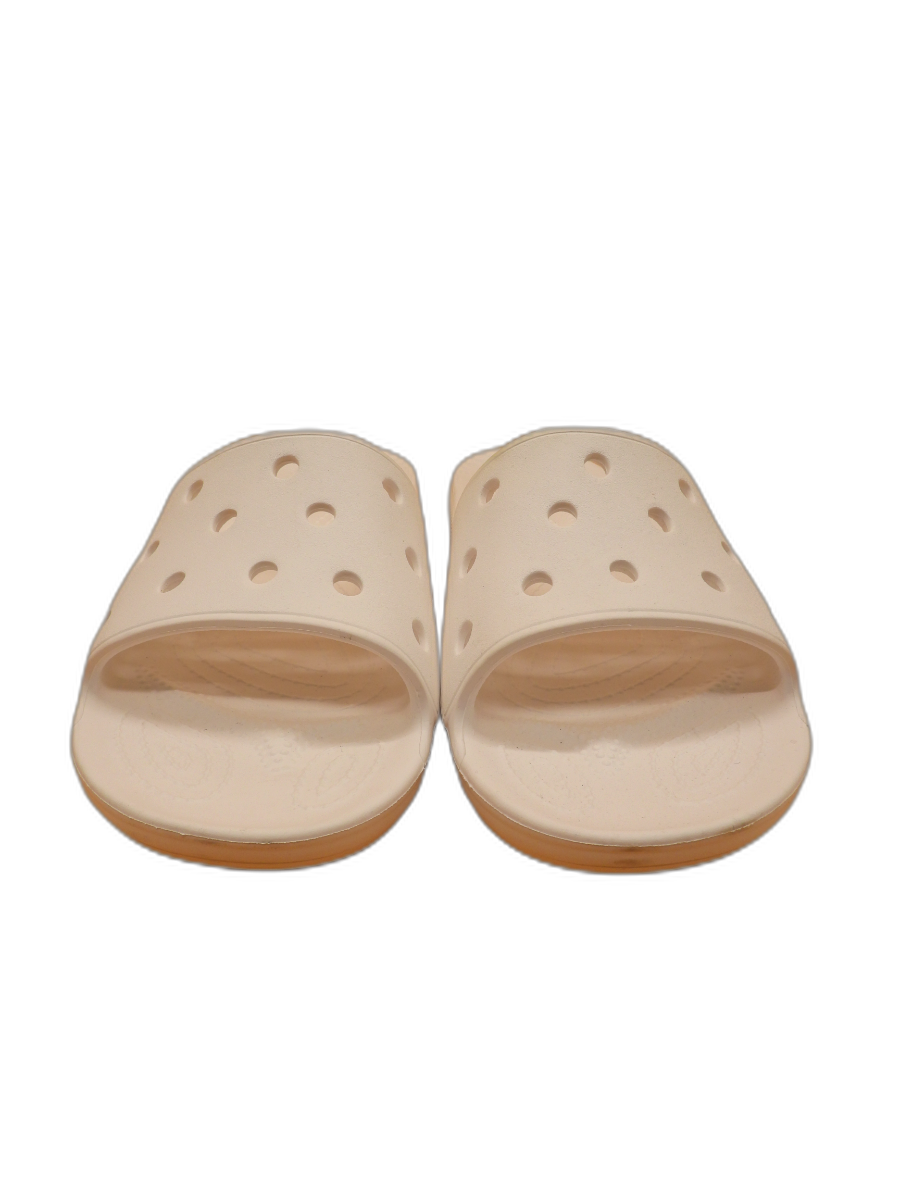 Crocs White Two Strap Slide Sandals Men 12