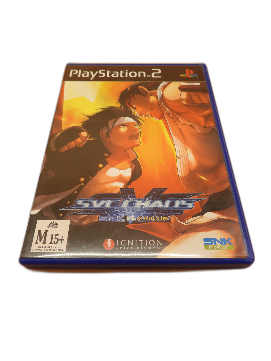 Snk Vs Capcom Svc Chaos PS2 Pal Ignition Entertainment Game