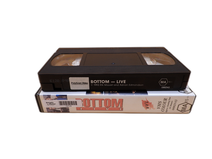Bottom Live the Stage Show Vhs Tape Rik Mayall Adrian Edmondson Polygram Video