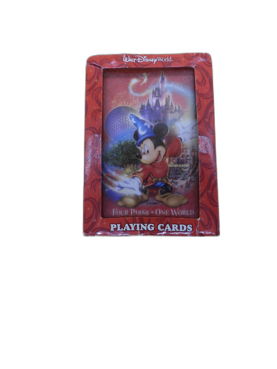Walt Disney World Four Parks One World Mickey Mouse Playing Cards