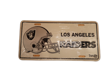 Los Angeles Raiders Nfl License Plate Mitchell's