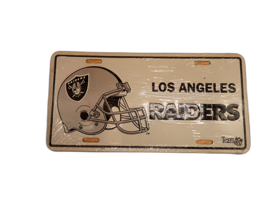 Los Angeles Raiders Nfl License Plate Mitchell's