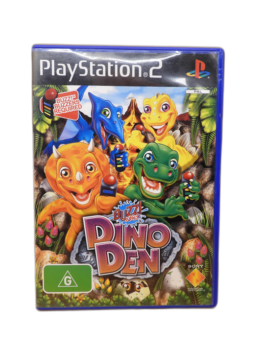 Buzz Junior Dino Den PlayStation 2 Pal Sony Game