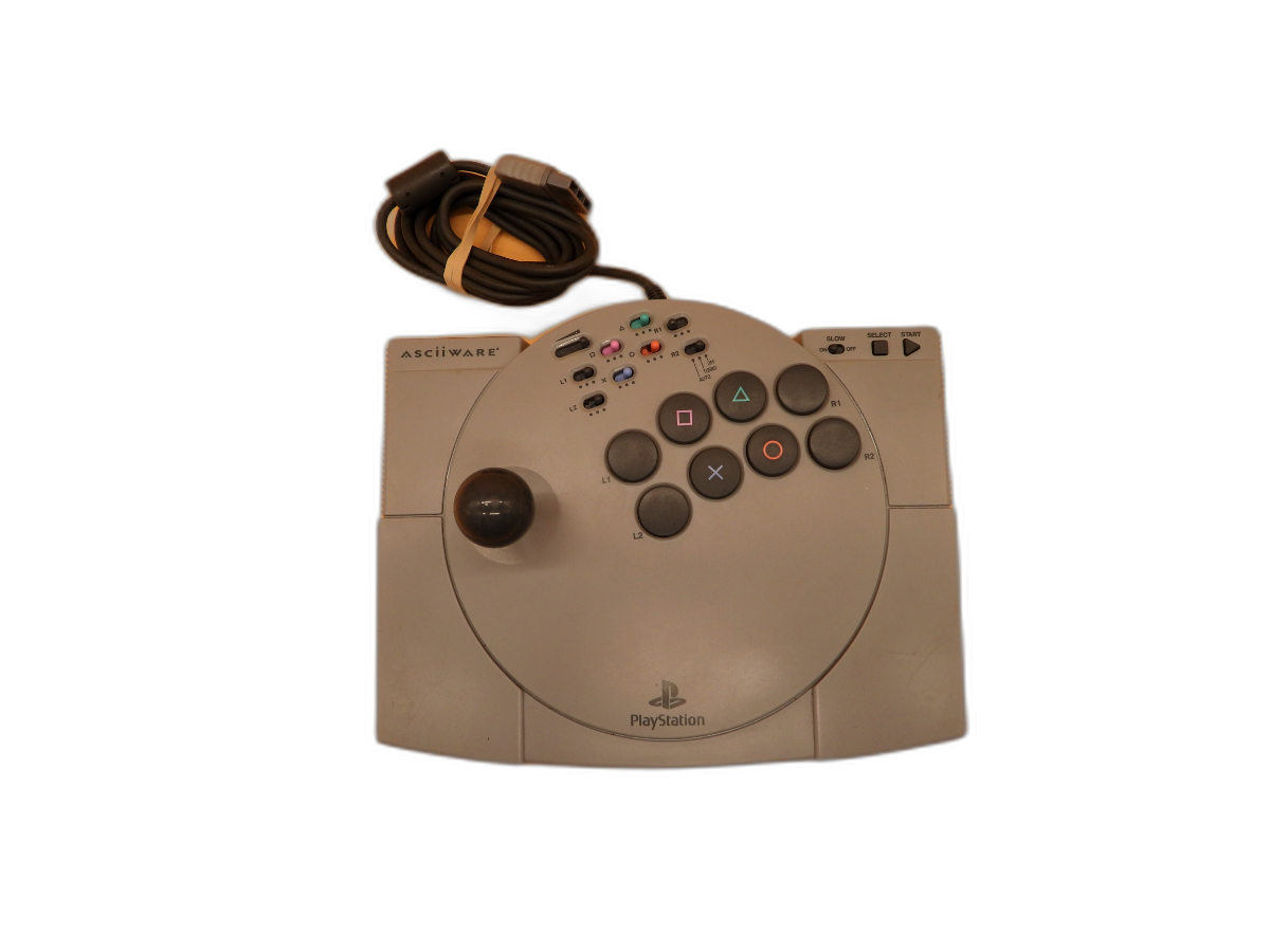 Asciiware Fighter Stick V Arcade Joystick Playstation PS1