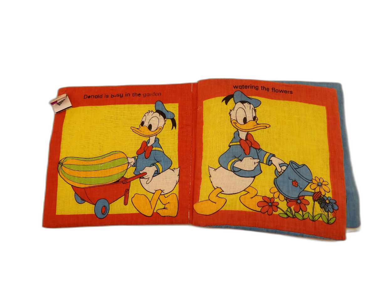 Donald Duck Soft Cloth Children's Book Garden Theme Budget Books Pty. Ltd.