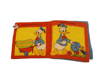 Donald Duck Soft Cloth Children's Book Garden Theme Budget Books Pty. Ltd.