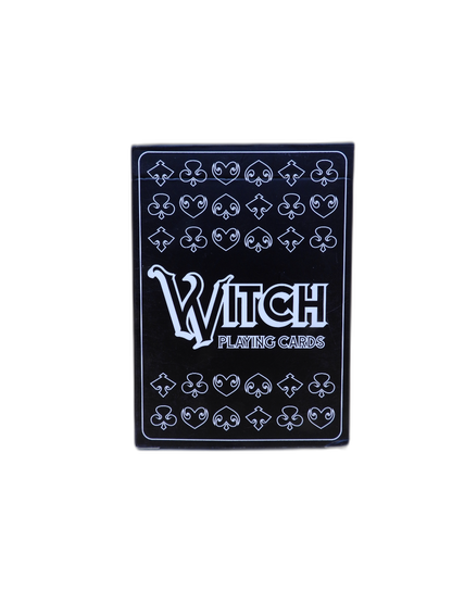 Witch Playing Cards Black and White Deck