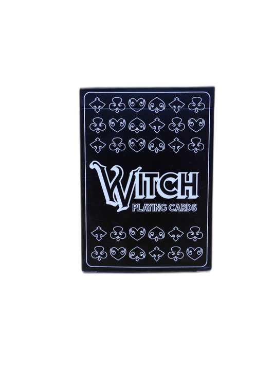 Witch Playing Cards Black and White Deck