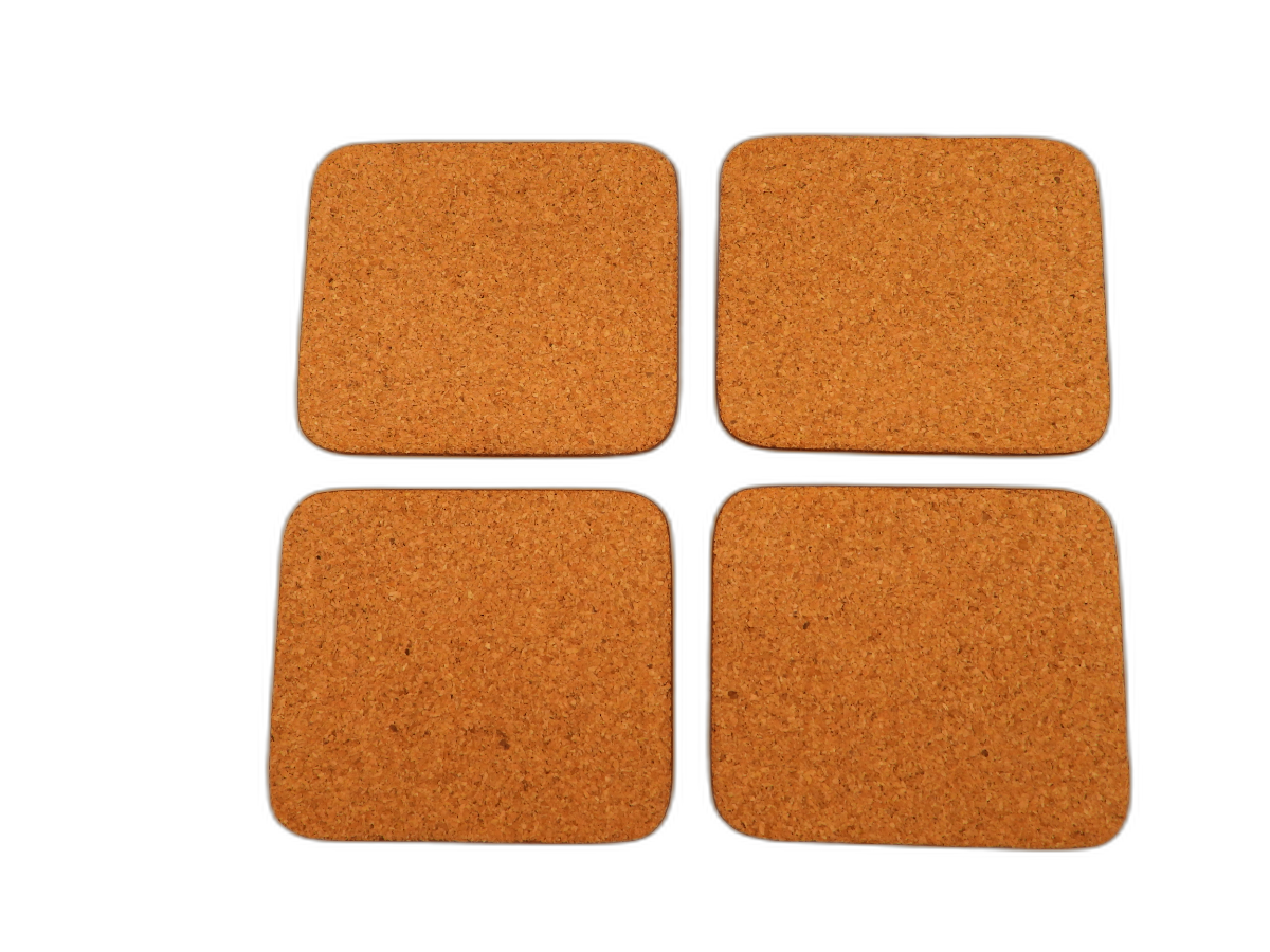 Hahn Ice Beer Cork Coasters Set of 4
