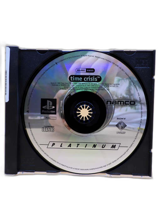 Time Crisis Platinum Playstation PS1 Pal Namco Game
