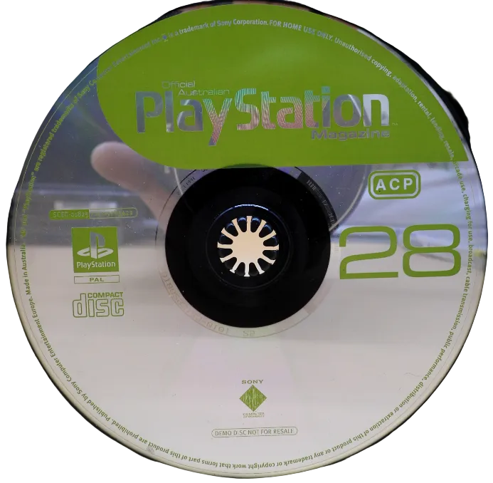Official Australian Playstation Magazine Disc 28 Sony Game