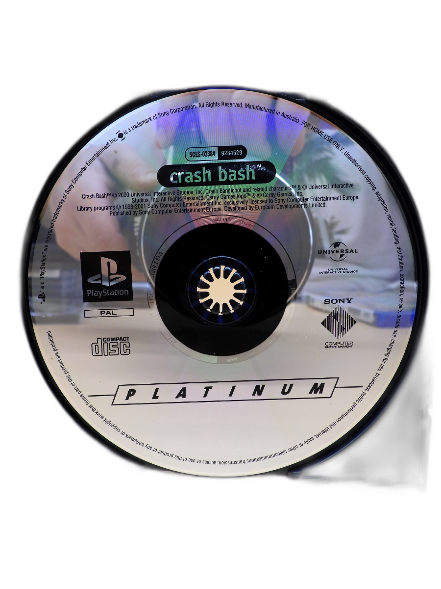 Crash Bash Playstation PS1 Pal Sony Game
