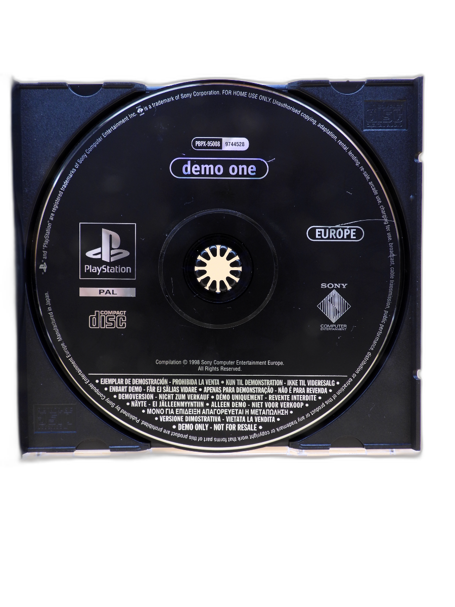 Demo One Pbpx 95008 Playstation Demo Disc Pal Europe Sony Game