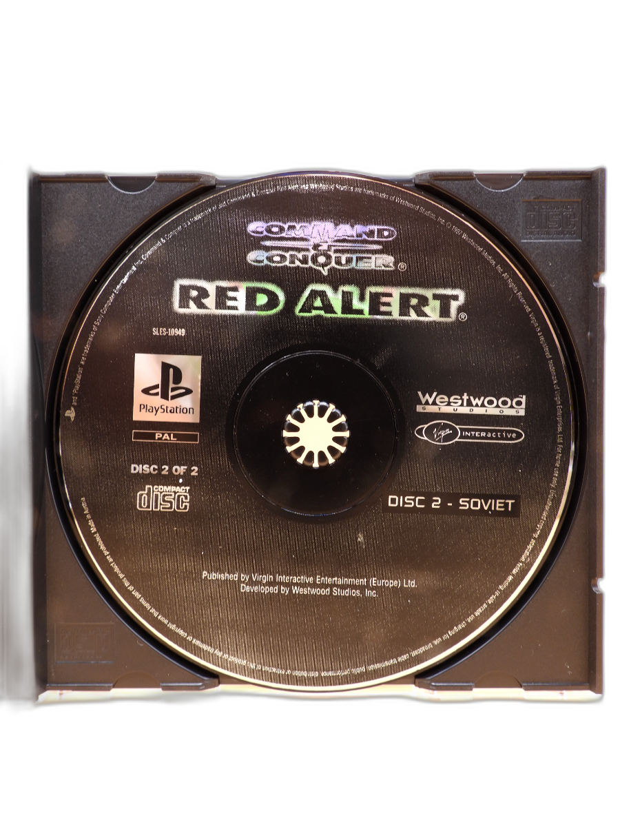 Command & Conquer Red Alert PS1 Disc 2 Virgin Interactive PlayStation Game