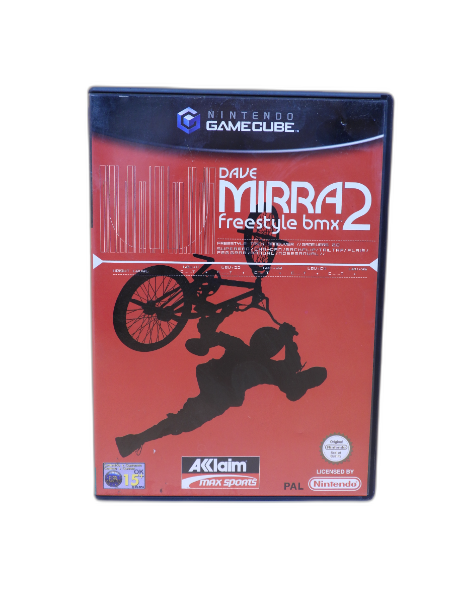 Dave Mirra Freestyle Bmx 2 Nintendo Gamecube Acclaim Game