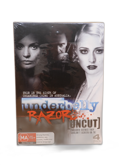 Underbelly Razor Uncut 4 Disc Dvd Australian Crime Drama Roadshow Entertainment