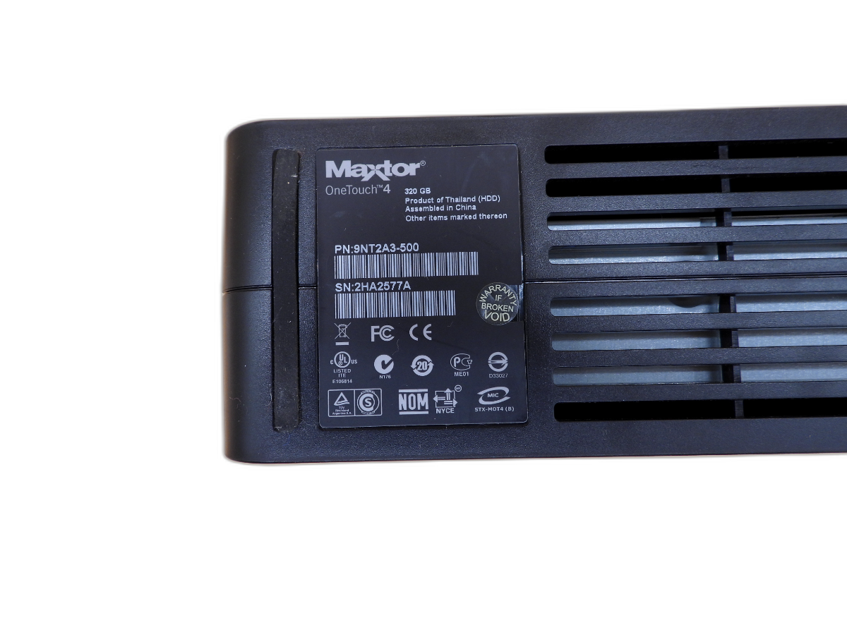 Maxtor Onetouch 4 320gb External Hard Drive