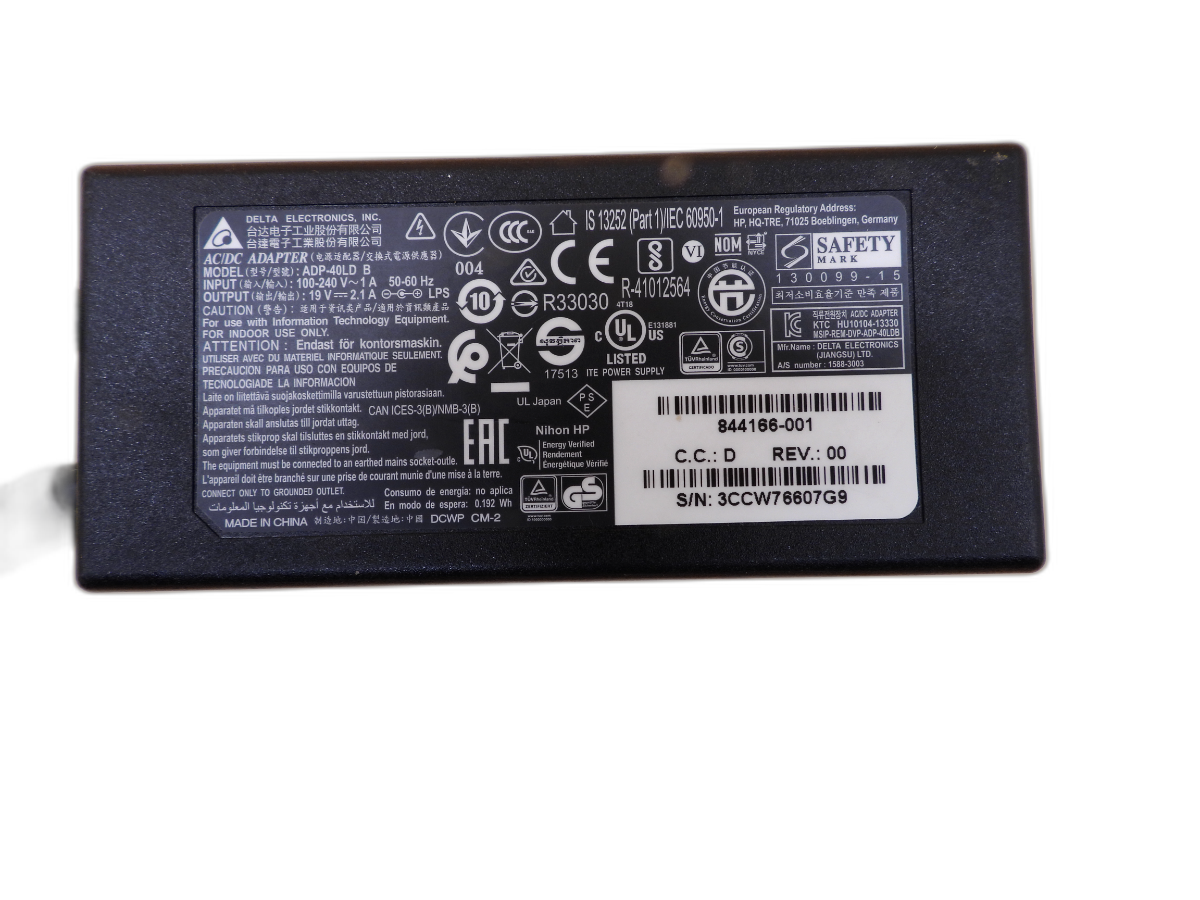 Delta Electronics Adp 40ld B Ac/dc Adapter 19v 2.1a